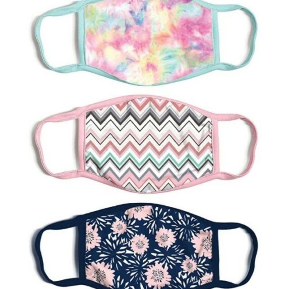 ABG Accessories Women's 3-Pack Adult Face Masks